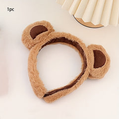 Plush Animal Ear & Horn Headband Halloween Christmas Cosplay Costume