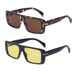 Vintage Square Sunglasses UV Protection Small Frame