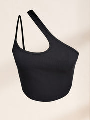 Asymmetrical Slim Top Sexy Solid Spaghetti Summer Sleeveless Top
