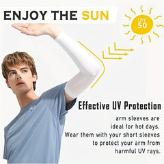 6 Pairs Sun Protection Sleeves Cooling UV Protection for Outdoor Activities