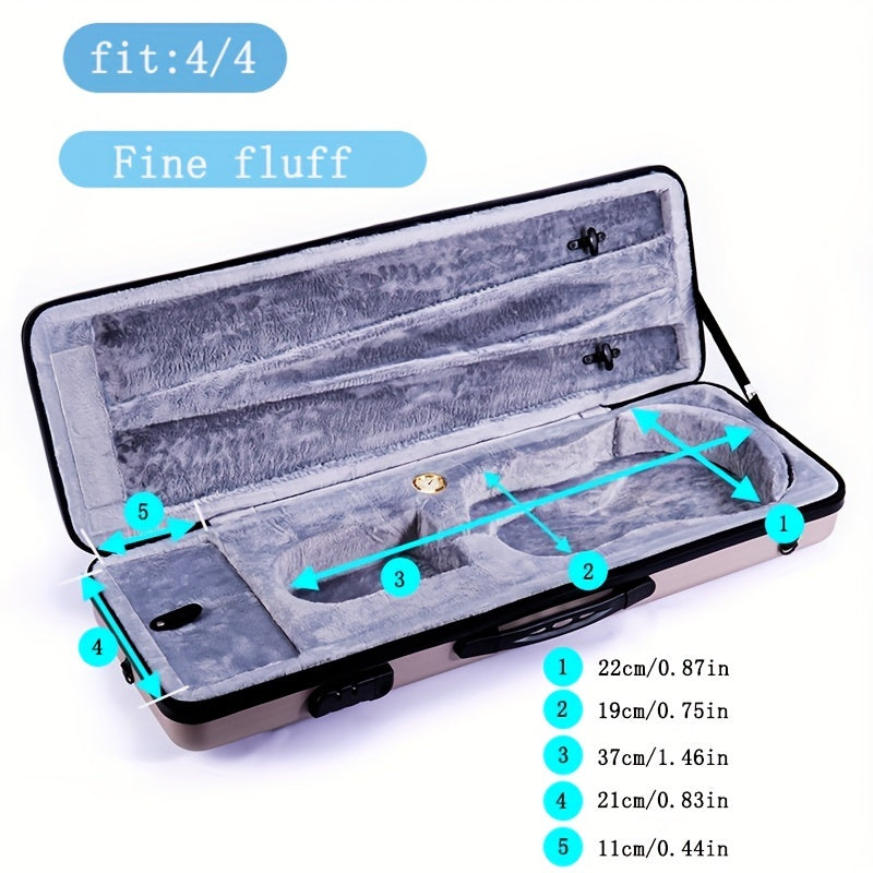 Violin Case with Password Lock and Hygrometer