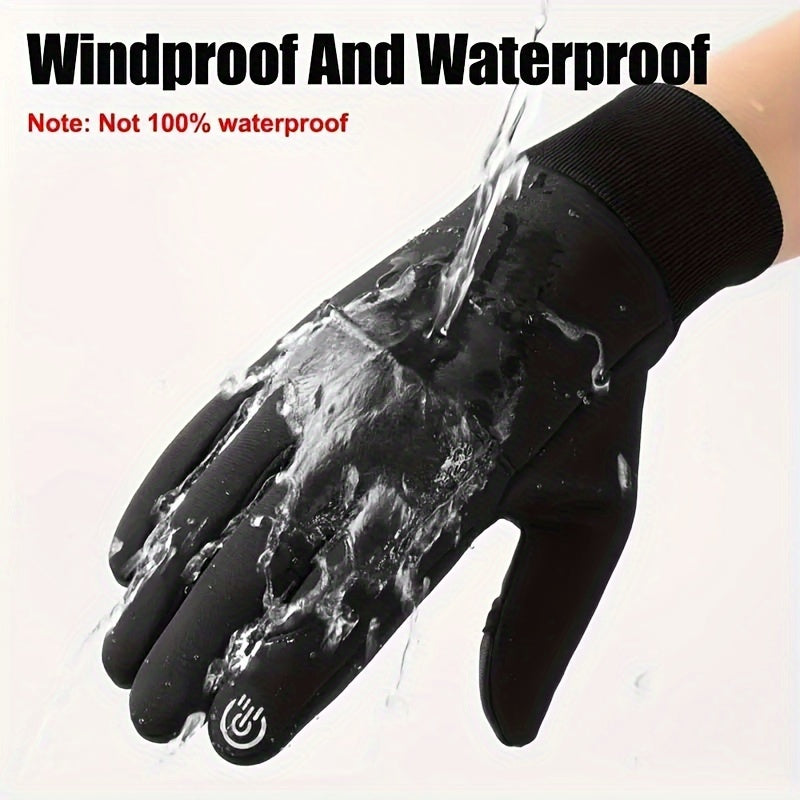 Men's Winter Touch Screen Gloves Windproof Waterproof Warm