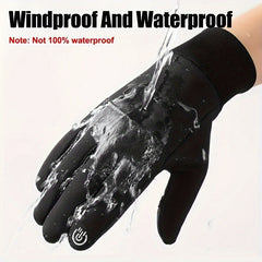 Men's Winter Touch Screen Gloves Windproof Waterproof Warm