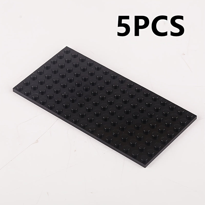 5 Pack Small Particle Building Blocks Base Plate 8x16 Hole Set