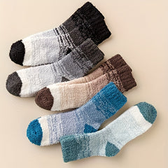 Women's Ombre Fuzzy Socks - Warm Home Floor Socks