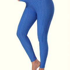 High Waist Honeycomb Butt Lifting Leggings