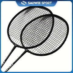 2pcs Carbon Fiber Badminton Rackets With Bag Beginner Training Sport Racket
