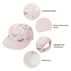 Girls Casual Hip Hop Style Cap Baseball Cap With Cartoon Print