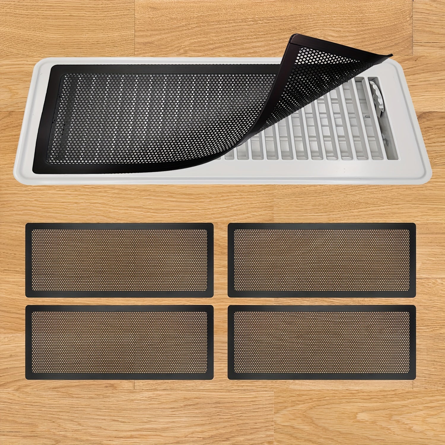 4pc Magnetic Air Vent Covers for Home - Anti Insect Filters