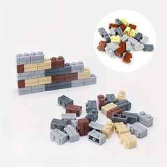 Architectural Building Blocks DIY Educational City Wall Bricks Set