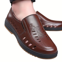 Men's Slip On Formal Shoes Hollow Out Design