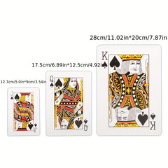 Extra Large Outdoor Playing Cards for Board Game