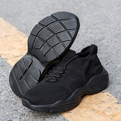 Women's Mesh Sneakers Lace Up Running Shoes for Fitness Workout