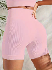 High Waist Yoga Running Shorts Women's Activewear