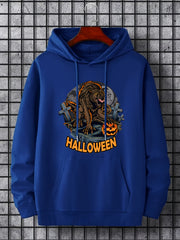 Men's Werewolf Graphic Hoodie Casual Sweatshirt for Halloween