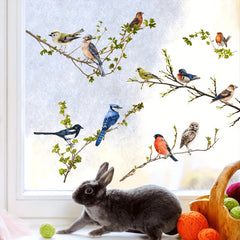 Branches & Birds Window Sticker - Reusable & Removable