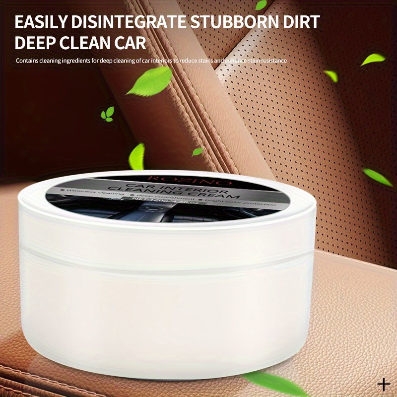 Car Interior Cleaning Cream - Refreshes, Nourishes, and Protects