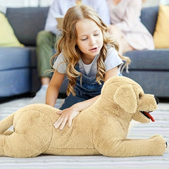 Golden Giant Dog Plush Toy Labrador Retriever Soft Stuffed Animal Huggable Plush