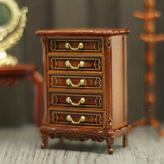 1Pc Dollhouse Bedroom Chest Of Drawers DIY Toys