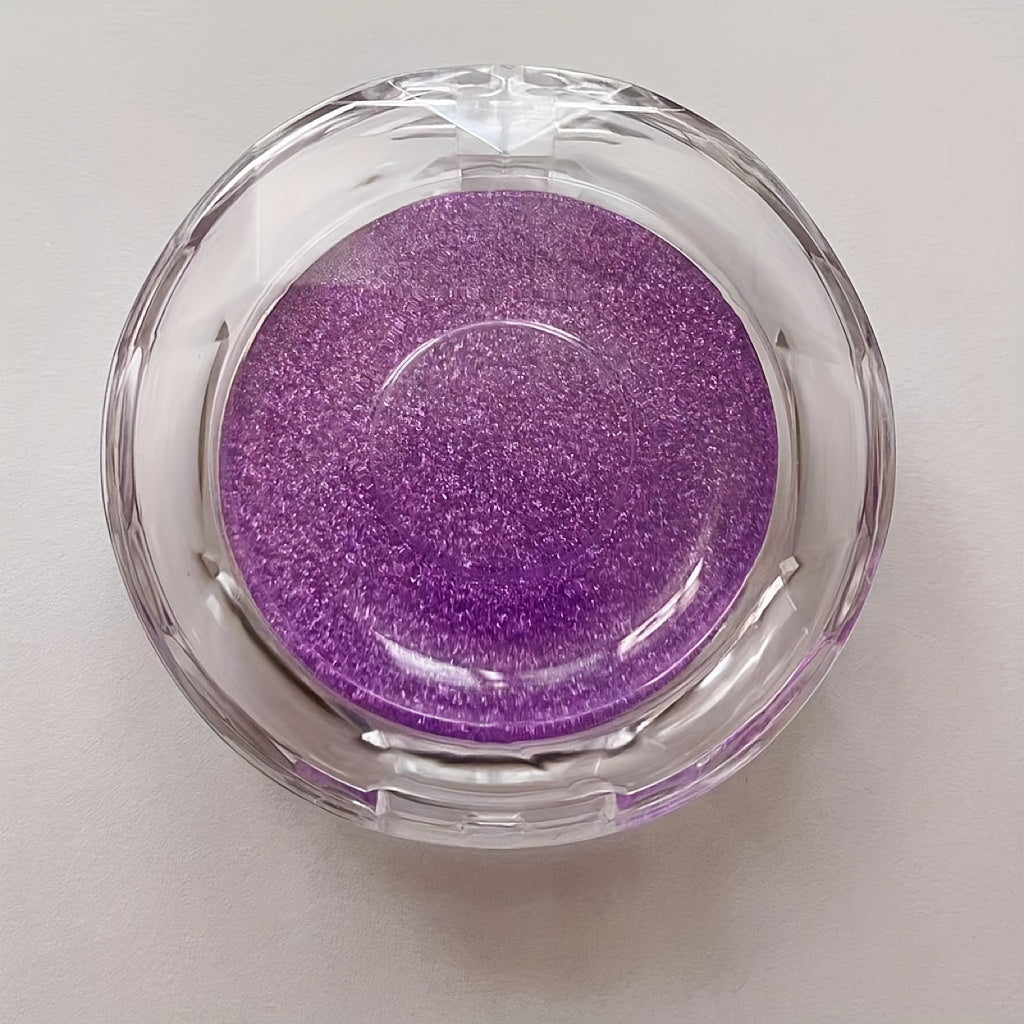 Clear Glitter Eyelash Storage Box with Lash Tray