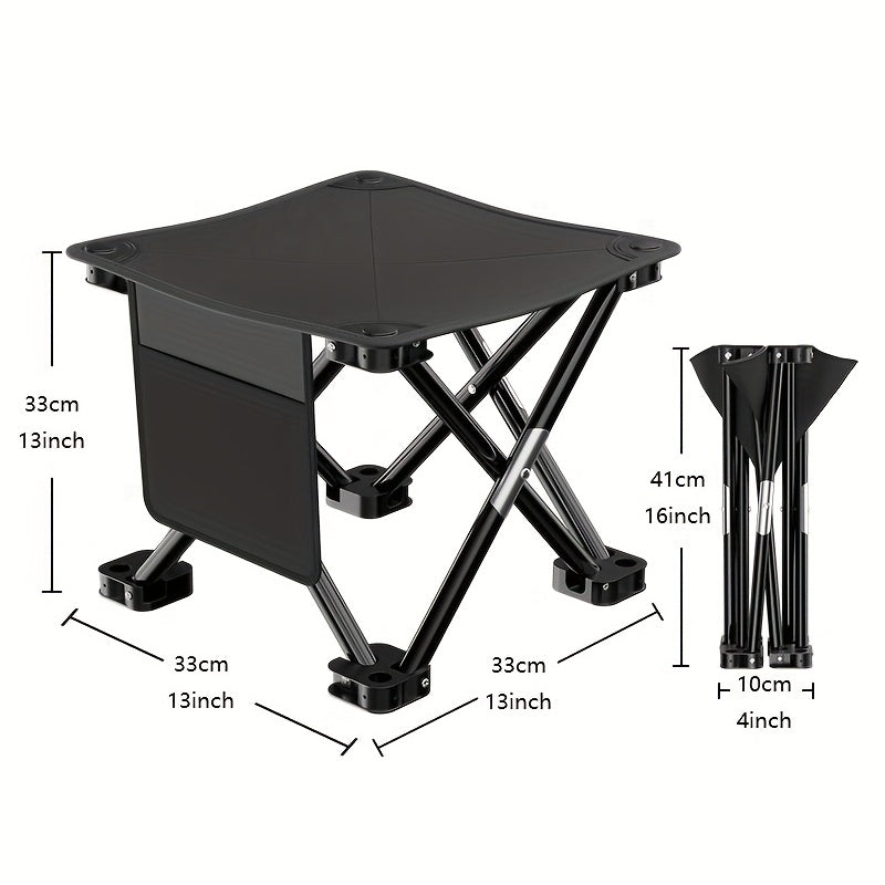 Portable Folding Chair with Storage Bag for Camping Fishing