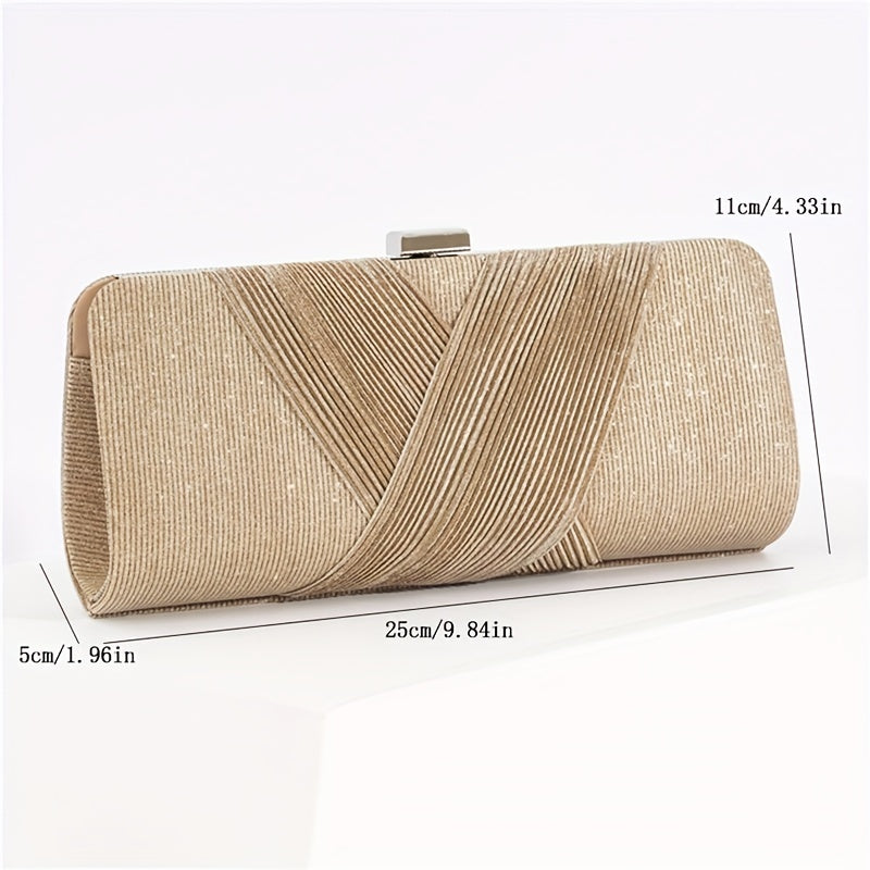 Rhinestone Evening Bag Glitter Clutch Formal Minaudiere Dinner Purse