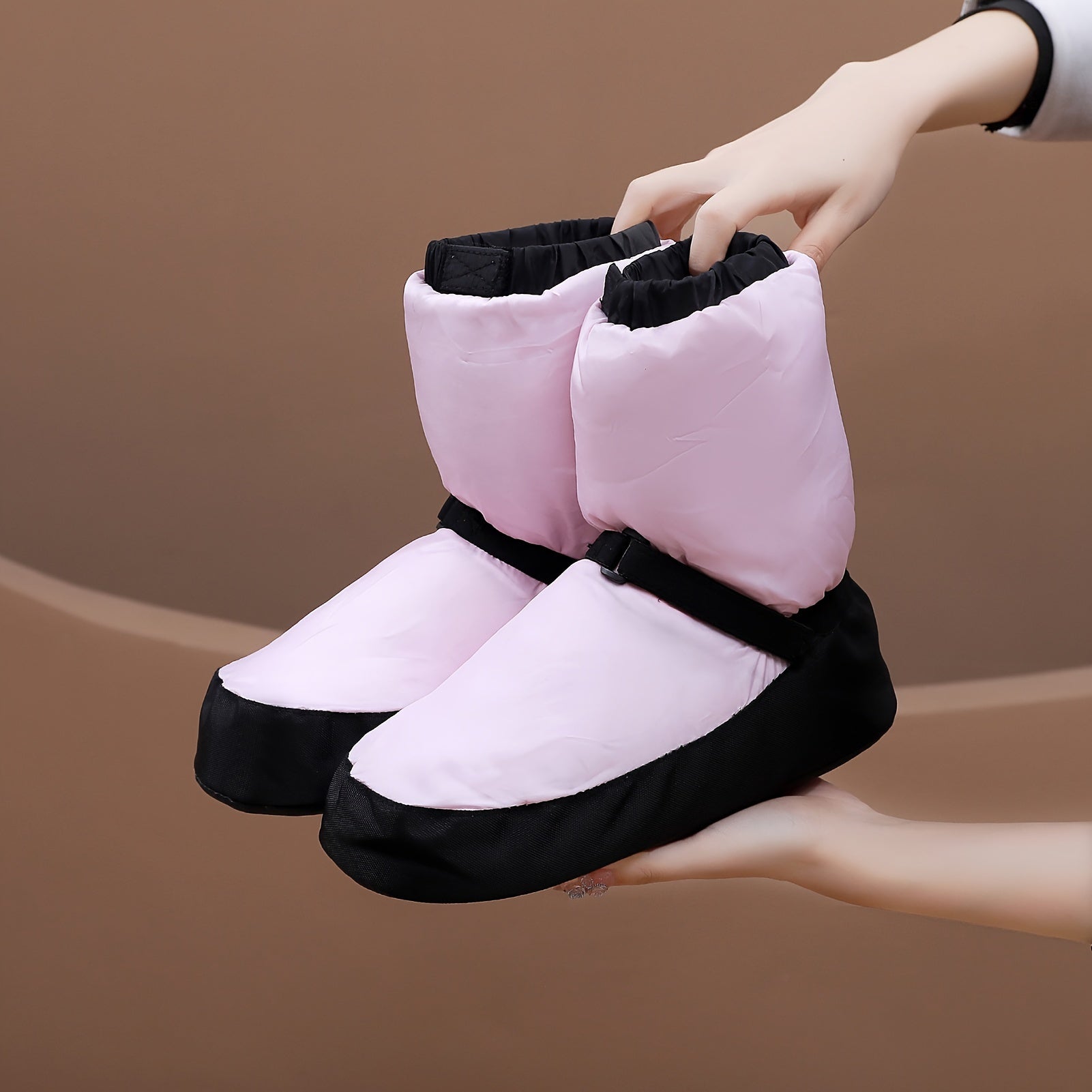 ROSEFINCH Girl's Dance Warm Boots Shock Absorption PU Sole Shoes