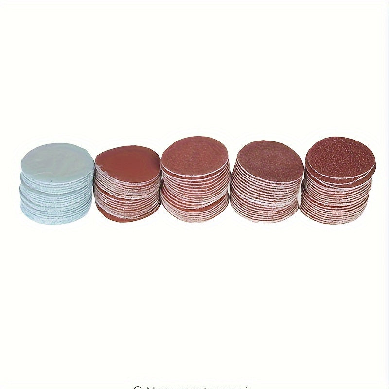 100pcs 1 Inch Sanding Disc Abrasive Paper Rotary Tools