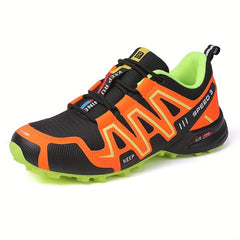 Men's Block Hiking Sneakers Non Slip Outdoor Shoes For Climbing Trekking