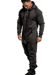 Men's Zipper One Piece Jumpsuit Romper Work Suit