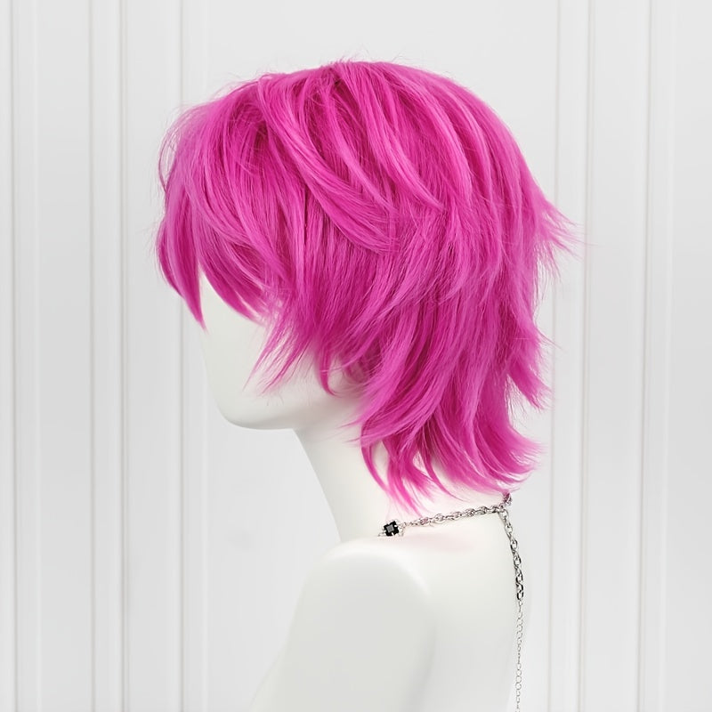Anime Cosplay Men's Wigs Halloween Party Wig with Wig Cap