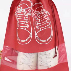 1pc Non-woven Dust Shoe Bag Travel Shoe Cover Storage Bundle Mouth Bag