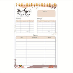 Trees Budget Planner Journal Organizer Sheets 21x13
