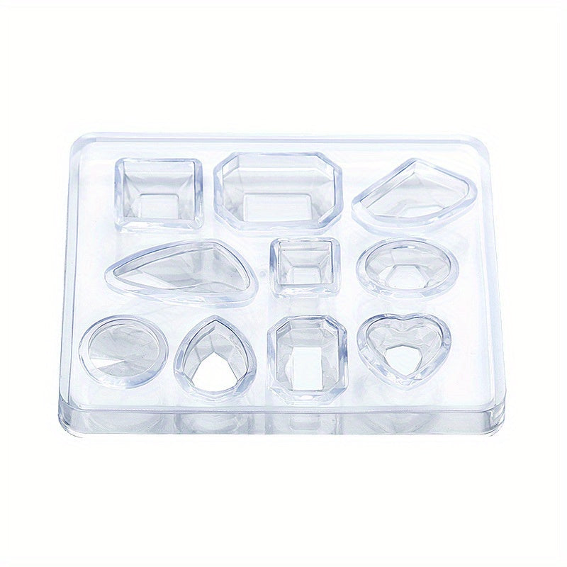 Crystal Epoxy Mold for Earrings and Pendants