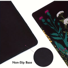 Large Gaming Mouse Pad with Rubber Base & Sewn Edge