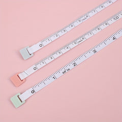 3pcs 1.5m Auto Telescopic Tape Measure Sewing Ruler