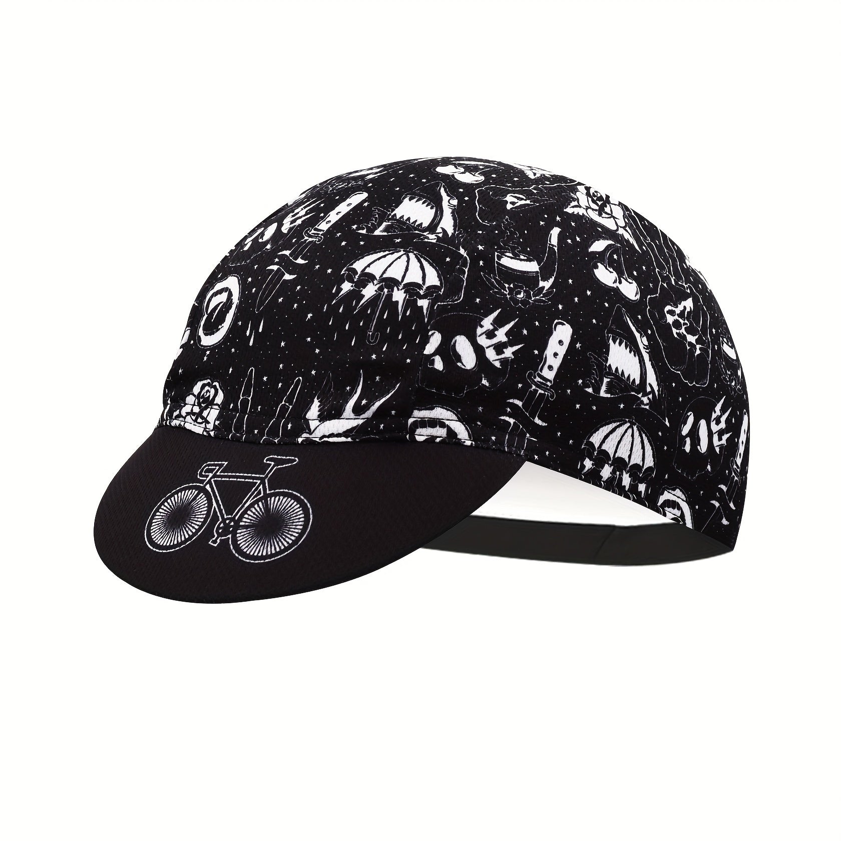 Unisex Cycling Skull Cap Breathable Quick Drying Sweatproof Cap