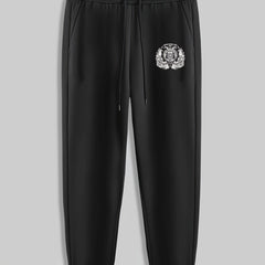 Lion Print Men's Pants Drawstring Sweatpants Casual Trousers