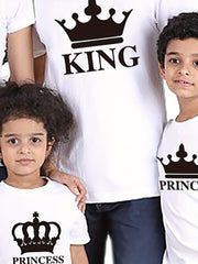 Matching Royal Family Graphic Print Tees