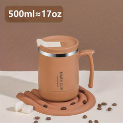 Stainless Steel Soup Cup 17oz w/ Spoon & Lid