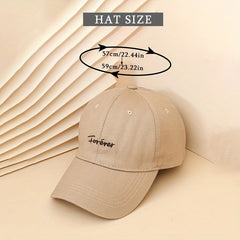 Letter Embroidered Baseball Cap Unisex Men Women Couple Hat Year Presents