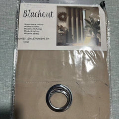 Blackout Curtains with Grommet Top - Light Blocking for Living Room