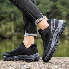 Unisex Lace Hiking Shoes Non Slip Thermal Outdoor Trekking Shoes