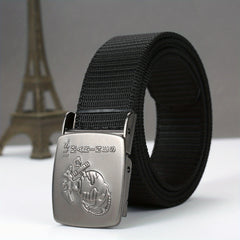 Polyester Fiber Belt with Automatic Buckle for Men