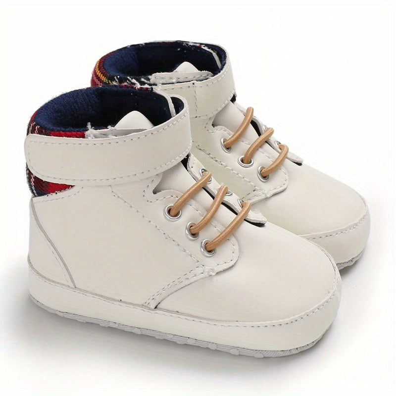 Baby Boys Toddler Anti-Slip Soft Bottom Boots, Spring/Autumn