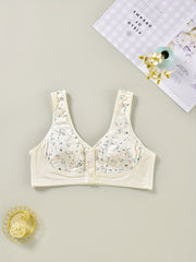 Floral Print Seamless Comfort Bralette