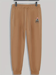 Spooky Animal Print Men's Pants Sweatpants Casual Trousers