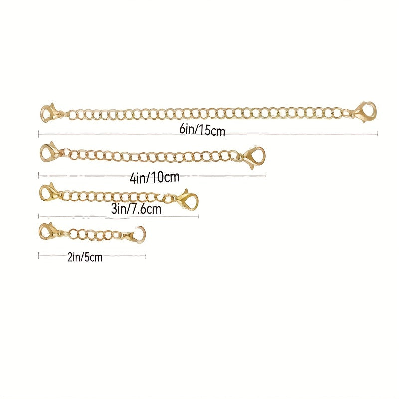 Alloy Extension Chain Lobster Clasp Tail Chain DIY Jewelry Accessories