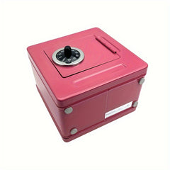 Metal Mini Safe Coin Storage Box Combo Lock Key Organizer Small Jewelry Box