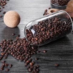 Coffee Bean Sealed Storage Jar with Cork Plug
